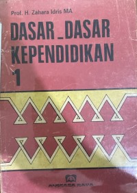 Image of Dasar - Dasar Kependidikan 1