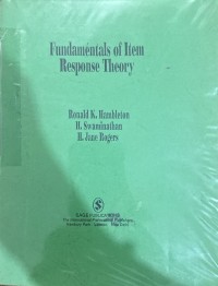 Image of Fundamentals Of Item response Theory