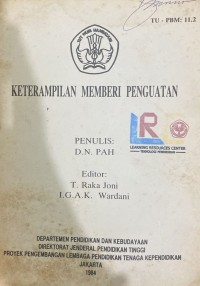 Image of Keterampilan Memberi Penguatan