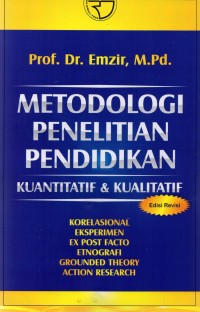 Image of Metodologi Penelitian Pendidikan Kuantitatif dan Kualitatif