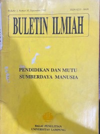 Image of Pendidikan dan Mutu Sumber Daya Manusia