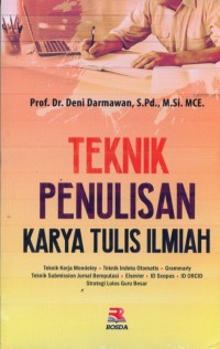 Image of Teknik Penulisan Karya Ilmiah