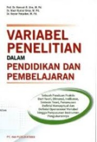 Image of Variabel Penelitian Dalam Pendidikan dan Pembelajaran